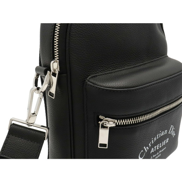 Dior Homme Black Atelier 2WAY Leather Shoulder Christian Bag - Picture 6 of 9